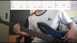 Danza Invisible  Sabor de amor  Bass Cover With Tabs [upl. by Sum]