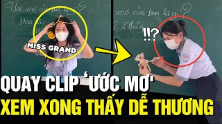 Quay clip về ƯỚC MƠ của các bạn trong lớp dân mạng xem xong CẢM THẤY DỄ THƯƠNG  Tin Ngắn 3 Phút [upl. by Whitney]