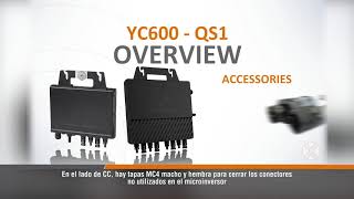 YC600 QS1 Training Part 1  Spanish [upl. by Ainniz]