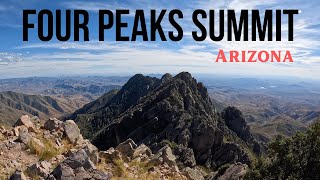 Four Peaks  Summiting Browns Peak via Scree Chute  Iconic Arizona Mountain  Best Hikes in AZ [upl. by Flanna]