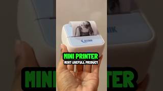 Mini Printer 🖨 At Home 😍 Most Usefull Product youtubeshorts telugutech tech [upl. by Grefer]