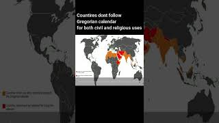 Countries with different Calendar System [upl. by Alolomo]