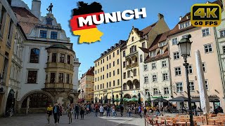 Munich Germany 4K60fps  Virtual Walking Tour of Iconic Sights [upl. by Yzus]