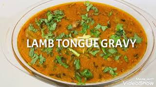 Lamb Tongue GravyZaban ka salanHyderabadi style Special Recipe [upl. by Aimal]