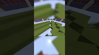 THAT WAS CLOSE minecrafthypixelbedwars minecraft blockparty hypixel gameplay shorts [upl. by Zetneuq]