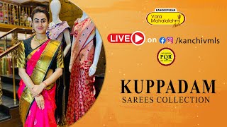 Kuppadam Sarees Collection  WhatsApp Number 89 0001 0002  Kancheepuram Varamahalakshmi Silks [upl. by Viguerie]