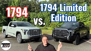 2024 Tundra 1794 vs 1794 LIMITED EDITION Who Wins this Battle [upl. by Helaina894]