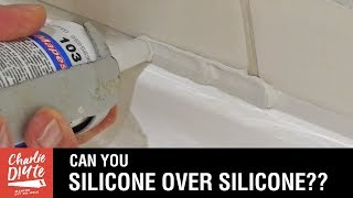 Can You Silicone Over Existing Silicone [upl. by Lorine32]