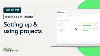 How to set up and use projects in QuickBooks Online [upl. by Nhguavaj]