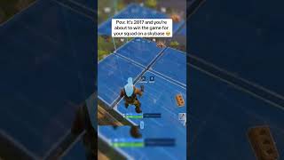 First 🥇 skybase win in Fortnite fortnite fortniteclips og squad 2017 [upl. by Hotchkiss895]