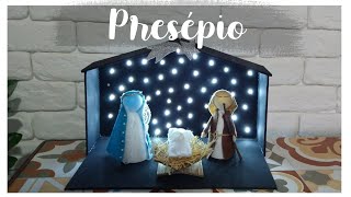 DIY  Como Fazer um Presépio de Natal ultilizando material reciclado ideias Decoração de Natal 2021 [upl. by Gibbie657]