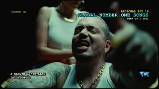 Global Number One Songs Week 28  2021 [upl. by Dolf]