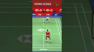 The best rally Viktor Axelsen vs Lei Lan Xi  Hong Kong Open 2024 MS F shorts badminton [upl. by Gianna]