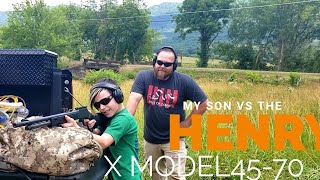 Boy VS Henry X Model 4570 [upl. by Yslehc]