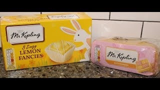 Mr Kipling Lemon Fancies amp Battenberg Review [upl. by Elyse]