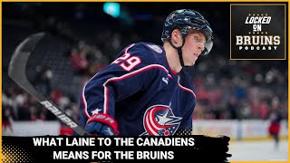 What Patrik Laine to the Canadiens means for the Bruins [upl. by Dwain]