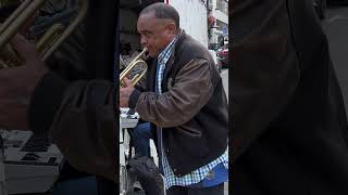 This is unreal Grammy Award winning trumpeter plays in the streets of San Francisco Efrem Towns [upl. by Maibach966]