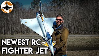 HOTTEST RC JET  Eurofighter 90mm v3 by Freewing  Review amp Setup [upl. by Ahsilam]