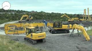 Komatsu Demolition Excavator Quick Change [upl. by Wonacott]