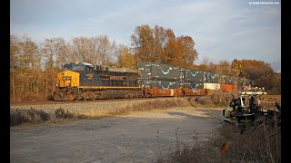 HD Fall 2024 CSX and Norfolk Southern action [upl. by Lebbie921]