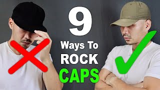 9 Ways To ROCK Caps  Tips to Look Good in Caps [upl. by Nawek282]