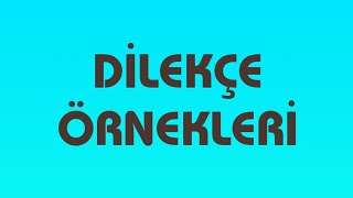 Dilekçe Örnekleri  Dilekçe Nasıl Yazılır [upl. by Nashbar20]