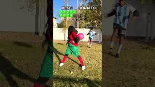 Messi Fan Vs Ronaldo Fan 10Ball Through The Legs [upl. by Ahsahs]