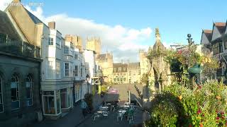 British Countryside and Villages on National Express Coach Bus SW England [upl. by Modnar]