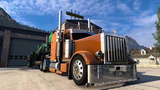 American Truck Simulator Cummins ISX15 peterbilt DDC 379 600hp Truck mods 150｜ATS Vanilla Map＃69 [upl. by Sirama909]