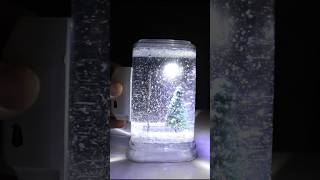 DIY Snowy night Light shorts christmas [upl. by Atiuqin]