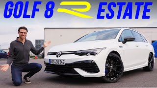 allnew VW Golf R Estate FULL REVIEW with racetrack 🏁 2022 Golf 8 R Variant [upl. by Grace]