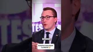 Antoine Léaument quotVous ciblez systématiquement les musulmansquot macron shortvideo lepen rn lfi [upl. by Amme696]