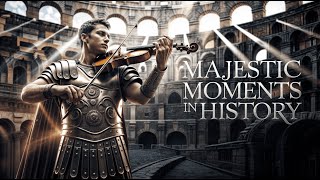 Majestic Moments in History 🎻 Experience the Power of Violin amp Orchestra [upl. by Lahcim687]