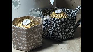 How to make a Mini Mug for Ferrero Friday 9 Stampin Up CRAFT HOW TO [upl. by Ahsienauq]