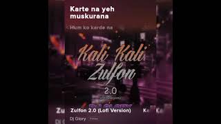 Kali Kali Zulfon  Lofi remix with lyrics from resso ressobeats [upl. by Arawaj]