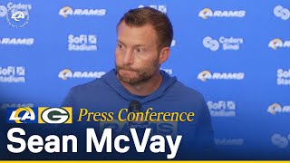 Sean McVay On Tough Loss To Packers Limiting Turnovers Moving Forward amp Expectations After The Bye [upl. by Oika]