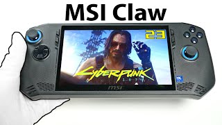 799 MSI Claw PC Handheld  I expected better 17 Games Tested [upl. by Natsirk]