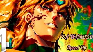 ZA WARUDO  Dio Brando M4RKIM Speed Up [upl. by Eruot]