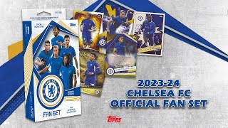 202324 TOPPS Chelsea FC Official Fan Set Soccer Cards [upl. by Rem176]