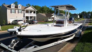 Tidewater 1910 wYamaha 150 FS  First Day Out  Back to Back Fish On [upl. by Inahc953]