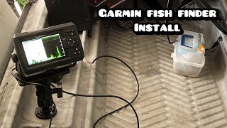 Garmin striker vivid 5cv boat install [upl. by Calvano176]