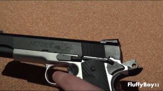 SOCOM Gear Two Tone Novak NeXt 1911 Airsoft Gas Pistol Review [upl. by O'Hara]