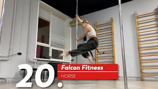 20 How to make HORSE Pole ART  Falcon fitness [upl. by Norvan]