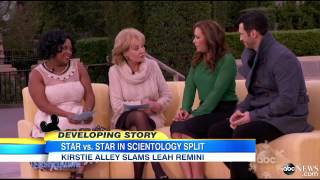 Kirstie Alley on Leah Remini Scientology Comments Shes a Bigot [upl. by Asi]