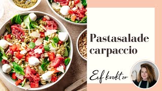 Pastasalade carpaccio [upl. by Ailimac]