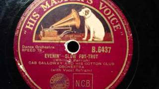 Cab Calloway  Eveninwmv [upl. by Tterej155]