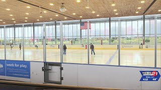 Bends Pavilion ice rink opens for the season [upl. by Eirac]