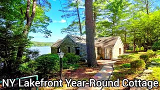 New York Lakefront Homes For Sale  New York Waterfront Cottages For Sale  2bd 3ba NY Real Estate [upl. by Fishback]