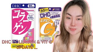 DHC COLLAGEN AND VITAMIN C 1 MONTH UPDATE  AIRA CEL BITANGCOL [upl. by Drexler80]