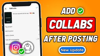 How to Invite Collaborators on Instagram After Posting Reels New Method [upl. by Desmond]